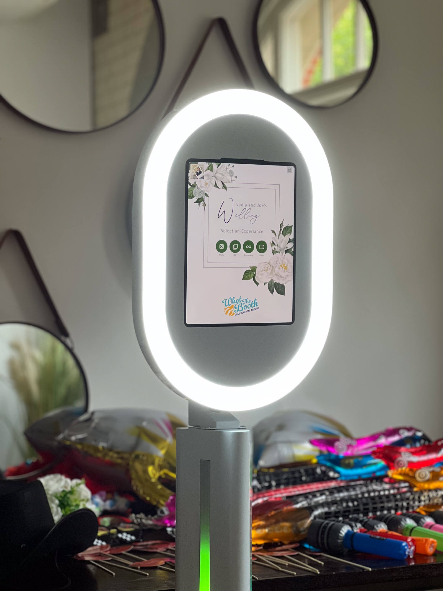 Maxi Glow Booth White Selfie Pod What The Booth