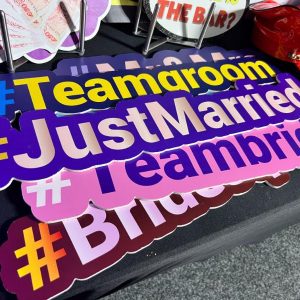 Large Wedding Photo Booth Props for Wedding